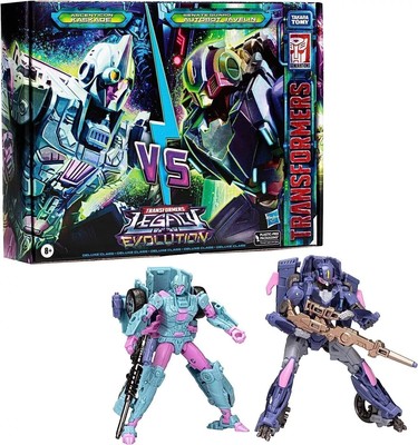 Transformers Legacy Evolution Deluxe Senate Guard Javelin Kaskade Deadeye 2-Pack