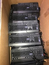 Lot of 10 - Mixed Lenovo Insignia Microsoft USB Wired Standard Keyboard