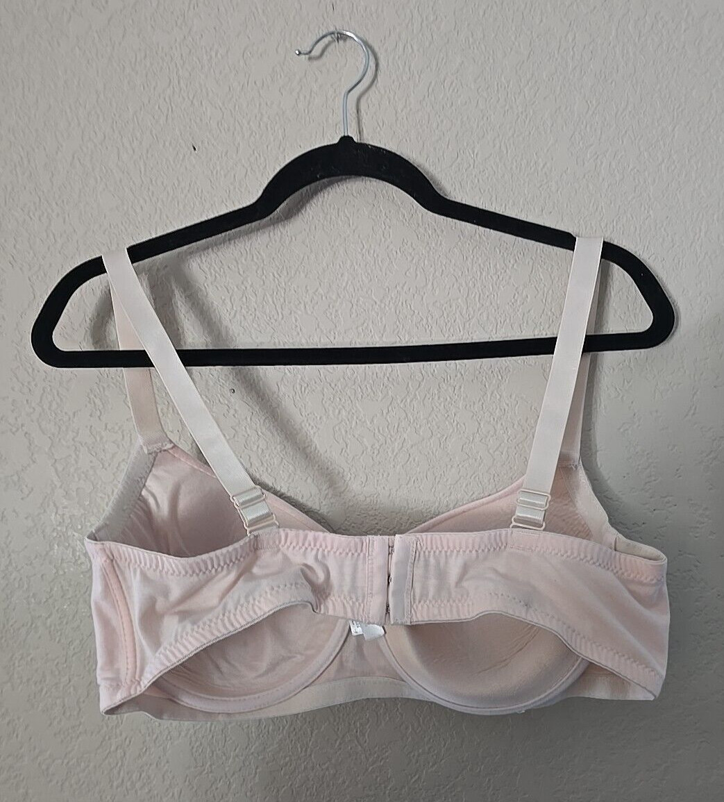 Sofra Pink Full Coverage Adjustable Straps Underw… - image 2