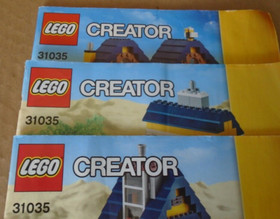 Lego Creator #31035 " Beach Hut "~ Instructions ONLY!!!! MANUAL 3 - Booklets
