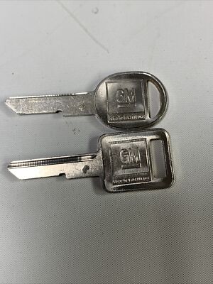 2 NEW GM Logo OEM "E" IGNITION "H" DOORS/TRUNK Key Blanks Uncut 595198 - Foto 3