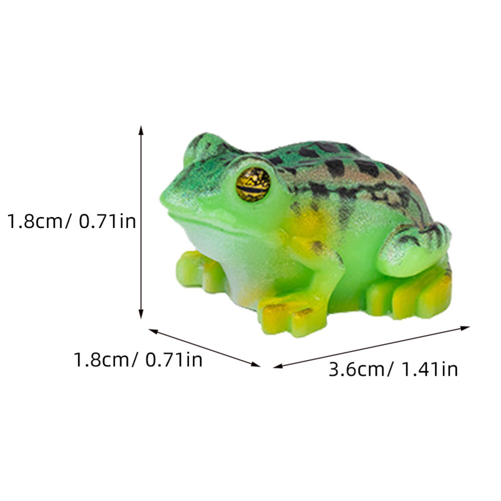 1 Set Frog Figurines Mini Garden Tadpole Figurines Micro