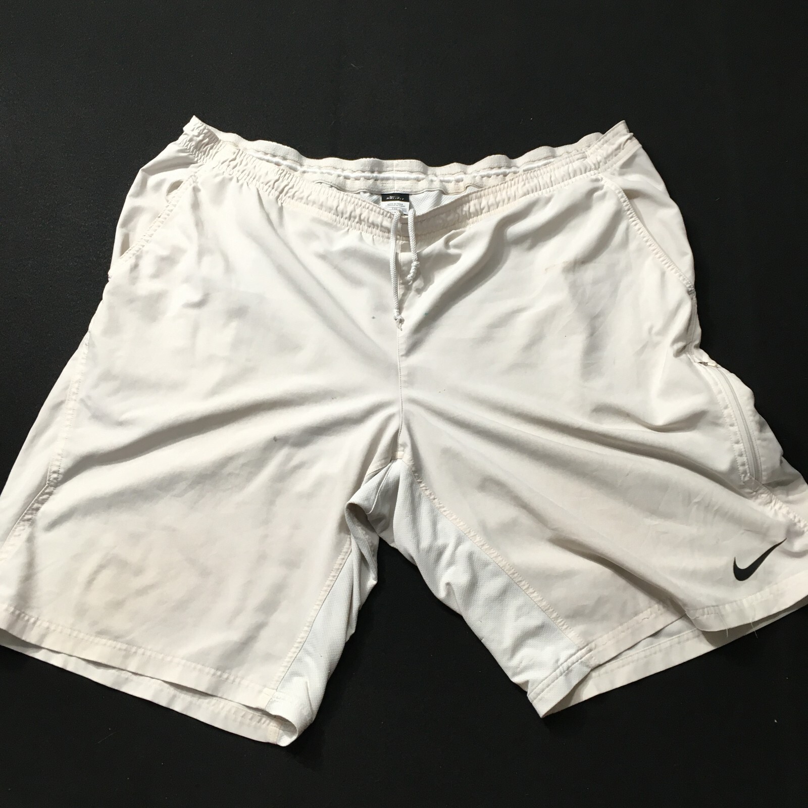OFF WHITE X NIKE NIKE Pantaloncini da Basket Uomo Bianco CREMA Dri Fit Taglia XXL