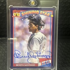 2021 Topps Archives  Bazooka Shining Stars Autog Benito Santiago #91BZA-BS  /150