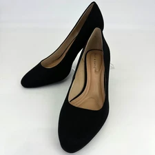 Kelly & Katie Black Fabric Pumps 2.5" Heel – Women’s 6.5 – Excellent Condition