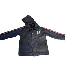 70’s USPS Rain Reflective Postman Coat Jacket Navy Vintage Size Large