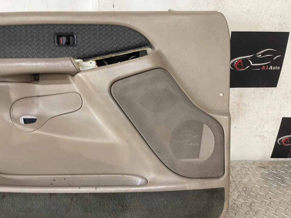 03-06 Panel de puerta Avalanche Silverado Sierra beige diámetro eléctrico izquierdo raro Foto 3 de 4