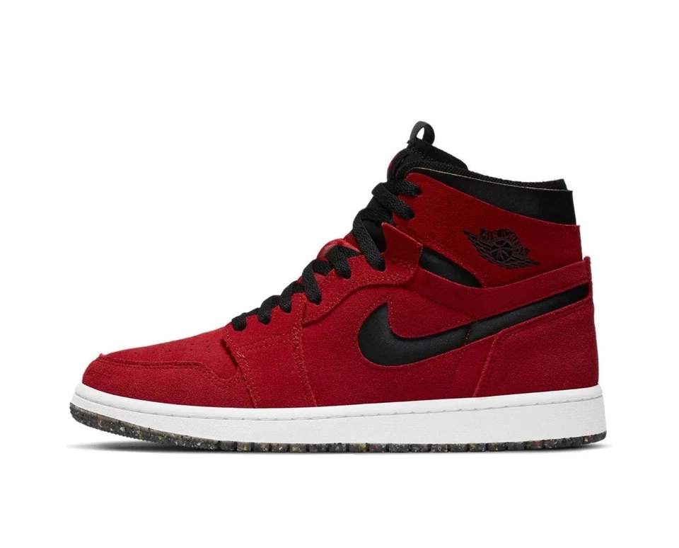 Talla 10.5 - Air Jordan 1 Zoom Comfort Gimnasio Alto Rojo Foto 3 de 4