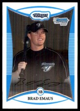 Brad Emaus 2008 Bowman Chrome #BCP223 Blue Jays MLB READ FREE SHIP AutographDen