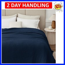 100 Cotton Muslin Blankets Twin XL 66" x 90", 6 Layers Breathable and Lightw...