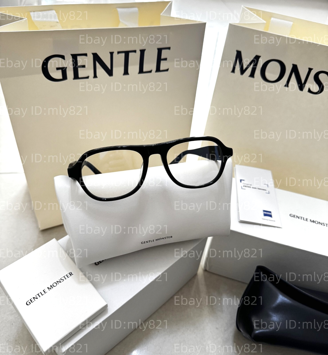 GentleMonster Sunglasses Maison Margiela x MM113 01 Black Frame