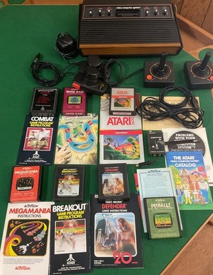 Atari 2600  Video  Computer System Bundle Works on Most TVs Excellent Cond!