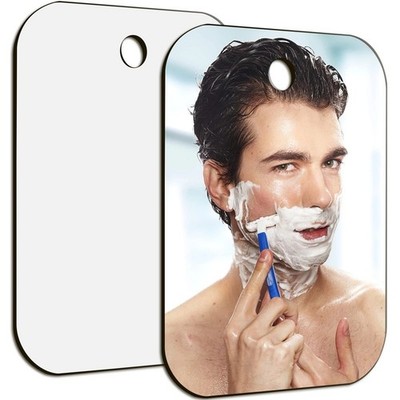2 Pack 8''X6'' Fogless Shower Mirror For Shaving Mirror Wall Hanging- Bathroom New