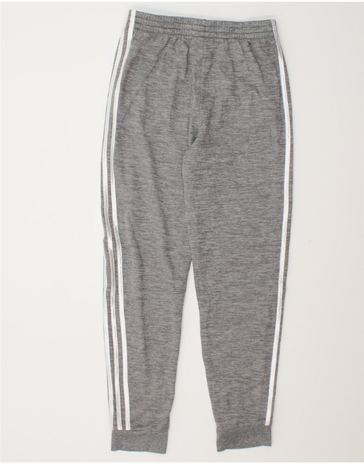 ADIDAS Girls Tracksuit Trousers Joggers 14-15 Years Large Grey Polyester AM09 image 2
