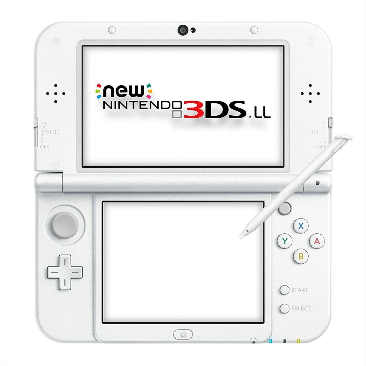 USED Japanese New Nintendo 3DS XL LL PEARL WHITE with all items