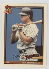 1991 Topps Factory Set Collector's Edition (Tiffany) Phil Stephenson #726 0b7