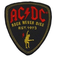 AC/DC Patch · Plektrum · Band Aufnäher · Offizieller Merch