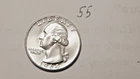 WASHINGTON QUARTER 1964-D SILVER,  ---55