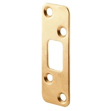 Deadbolt Security Strike 1/4" Radius Corner Brass Steel