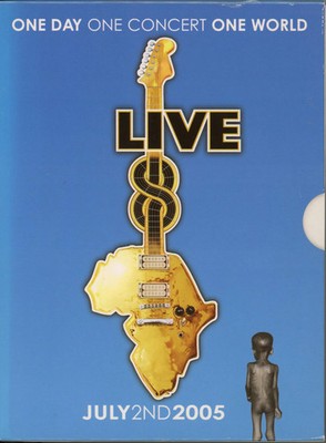Live 8 - One Day One Concert One World (4 DVDs) Konzert Musik DVD Box