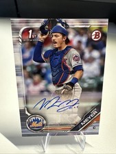 2019 Bowman Prospect Autographs Nick Meyer Rookie Card (RC) #PA-NM 1st Auto SP