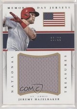 2016 Panini National Treasures Memorial Day Jerseys 66/99 Jeremy Hazelbaker 0b67