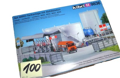 Kibri 9836, 9830 9832 9834 8225 ''MIRO Tankanlage m. Abfüllstation'' *NEU* *OVP*