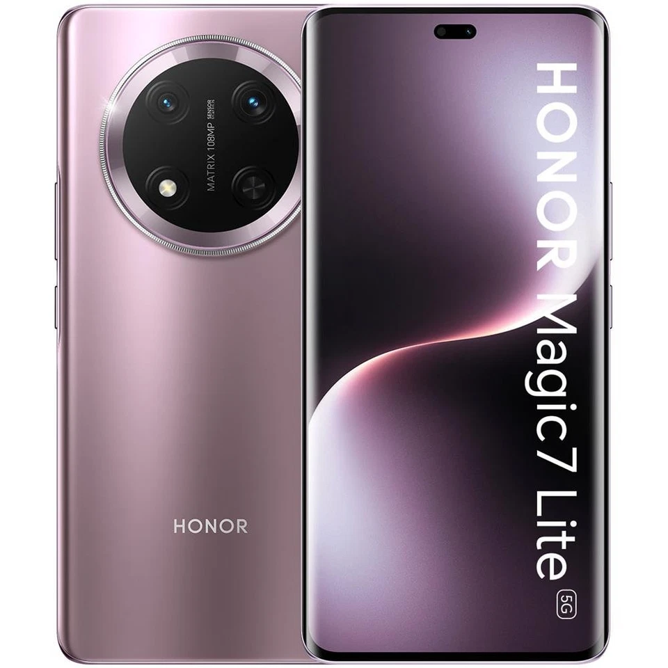 Honor Magic 7 Lite 5G 512GB Memoria 8Gb Ram Display 6.78" 108Mpx Titanium Purple