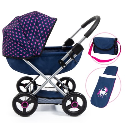 Bayer Design Puppenwagen Cosy blau/Einhorn NEU