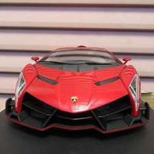 Kyosho OUSIA 1/18 Lamborghini Veneno Red Metallic KS09501RM Model Car Damaged