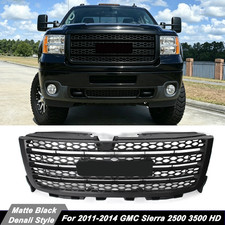 For 2011-2014 Gmc Sierra 2500 3500 Hd Denali Front Bumper Grille Assembly Black For 2011-2014 Gmc Sierra 2500 3500 Hd Denali Front Bumper Grille Assembly Black
