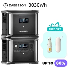 3030Wh Portable Power Station Solar Generator DBS1300 DBS1700B Battery Dabbsson