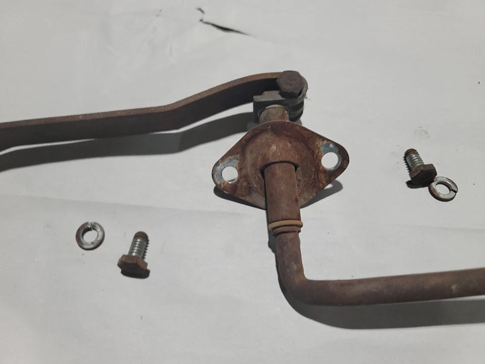 Original 1955 1956 1957 Chevy Bel Air pedal de gasolina acoplamiento del acelerador OEM Chevrolet Foto 3 de 4