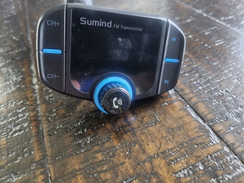 Sumind Wireless FM Transmitter & Car Charger BT70B - Works GREAT Fast Free SHIP!