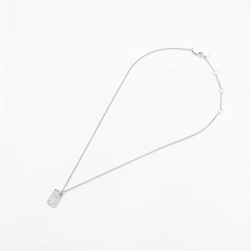 Collana Christian Dior anni 2000 2020 strass argento WS14948