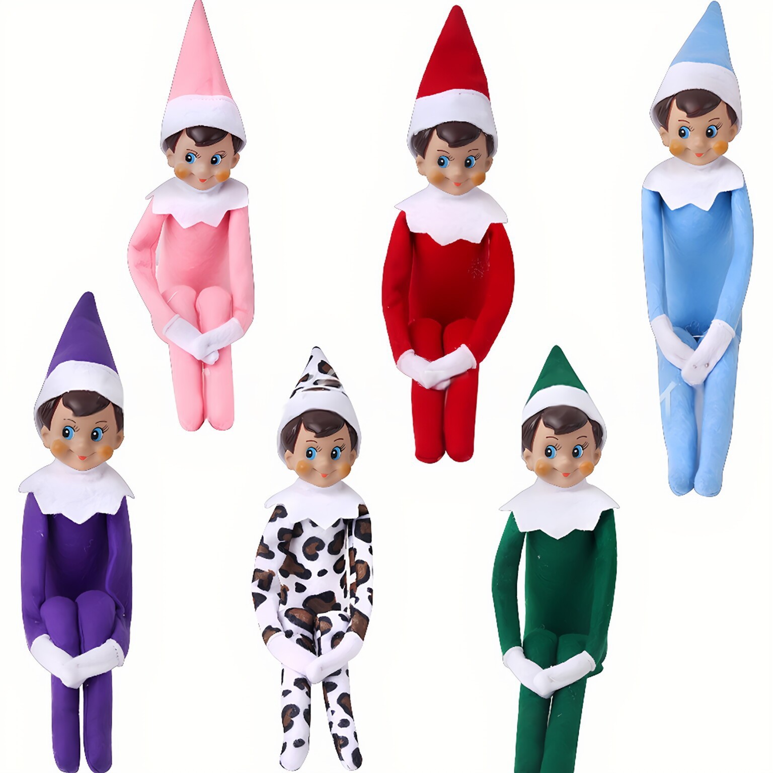 12.99in Elf Plush Doll for Christmas Decor in Multiple Colors