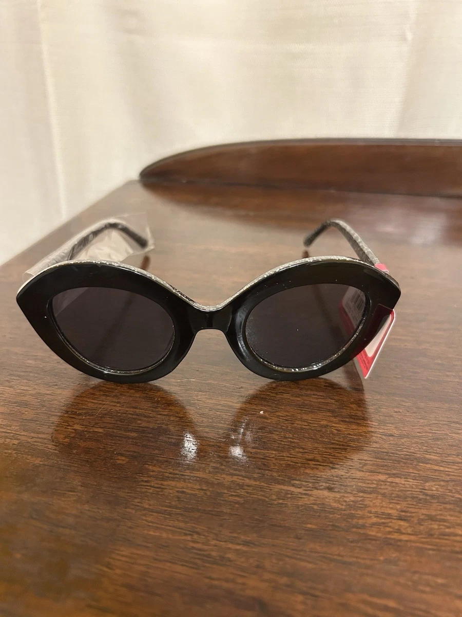Betsey Johnson Cat Eye Sunglasses Silver for Women for sale  display picture 1