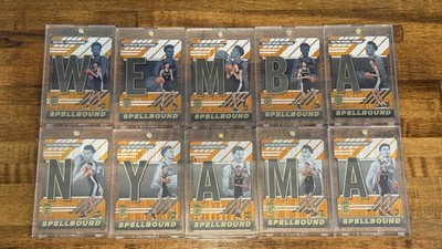 2023-24 Panini Donruss Elite Spellbound RC Victor Wembanyama Orange Set #1-10