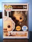 Funko Pop! Lord of the Rings Bilbo Baggins CHASE #1748 Exclusive w/Hard Protectr