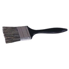 Chip & Oil Brushes, 1" wide, 1 3/4 in trim, Grey China, Plastic handle Weiler