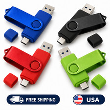 USB C Flash Drive 4GB 8GB 16GB 32GB 64GB 128GB Dual USB Type C OTG Memory Stick