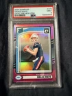 2024 Panini Donruss - Rated Rookie Drake Maye #379 Optic Preview Pink Prizm (RC)
