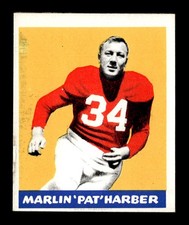 1948 Leaf #33 Marlin Pat Harder (RC) VG-EX Football Card