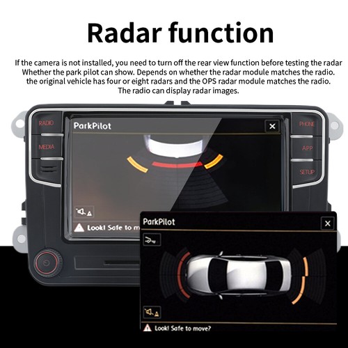 Noname 7" Carplay Android Auto Radio RCD780 PRO RCD360 PRO3 For VW Tiguan Jetta - Picture 11 of 13