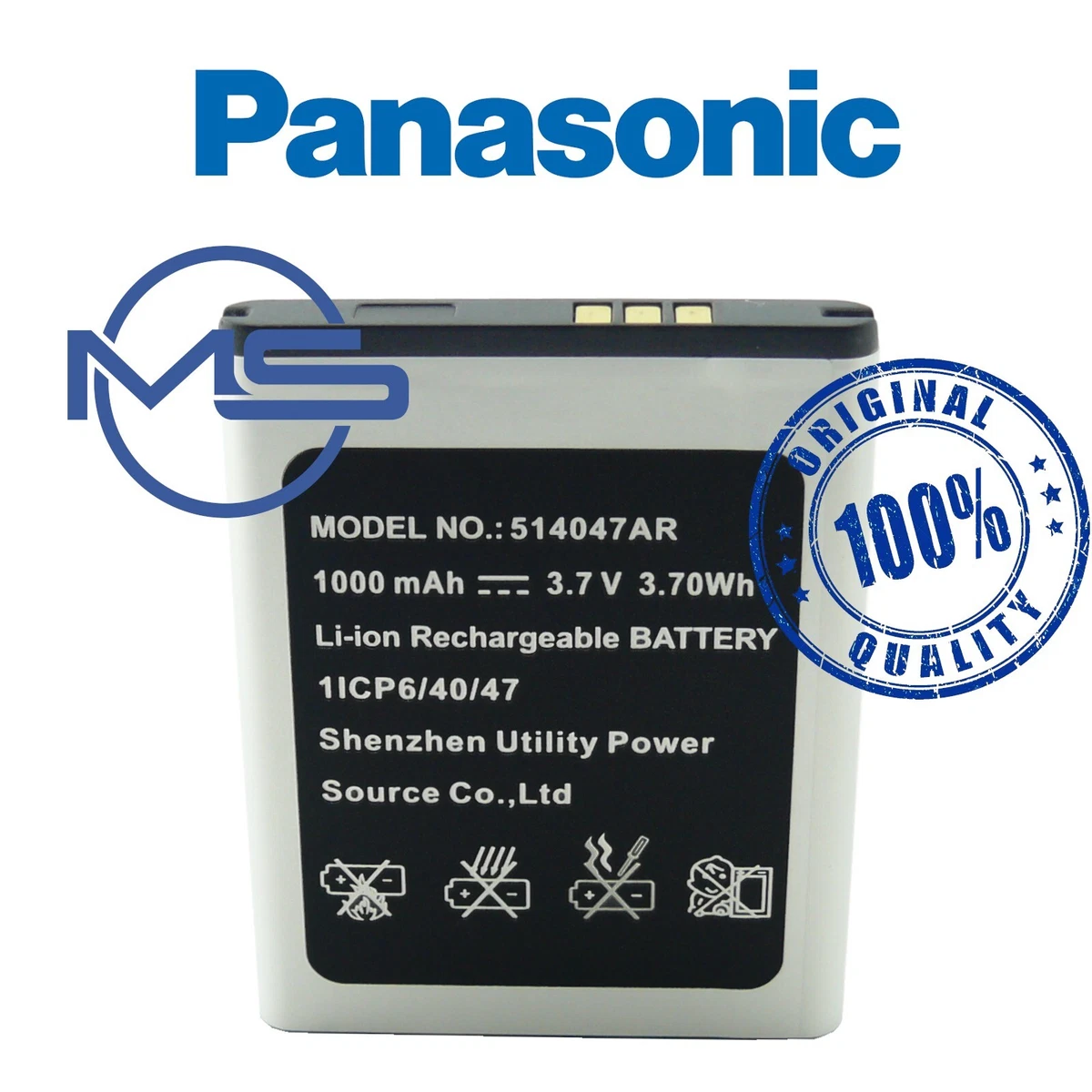 4 Batterie Ricaricabili AAA NiMH 900mAh Per Telefono Cordless E Dispositivi Vari - Premium BT