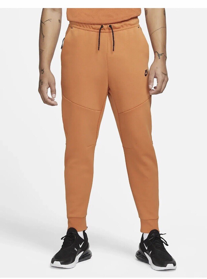 NEW NIKE Sportswear Tech Fleece Jogger Pants CU4495-808 Size XL Orange Fast  Ship | eBay