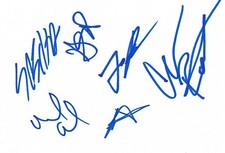 Mad Caddies Autogramme signed 10x15 cm Karteikarte 