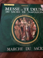 PAISELLO Sacre De Napoleon MESSE ET TE DEUM Le Sueur LP Classical #666