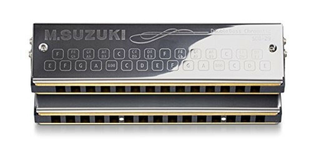 SUZUKI ダブルベースハーモニカ SDB-29 SUZUKI Double bass harmonica SDB-29v2 Silver 2-stage type 29