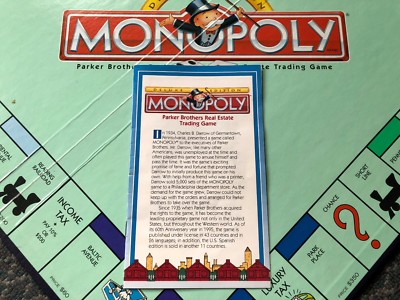 1995 Deluxe Monopoly Replacement Parts/Pieces -Great for